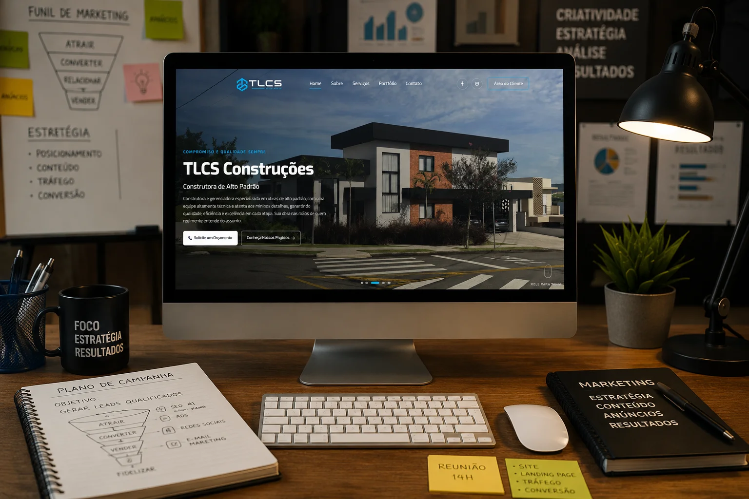 Site Institucional TLCS Construções