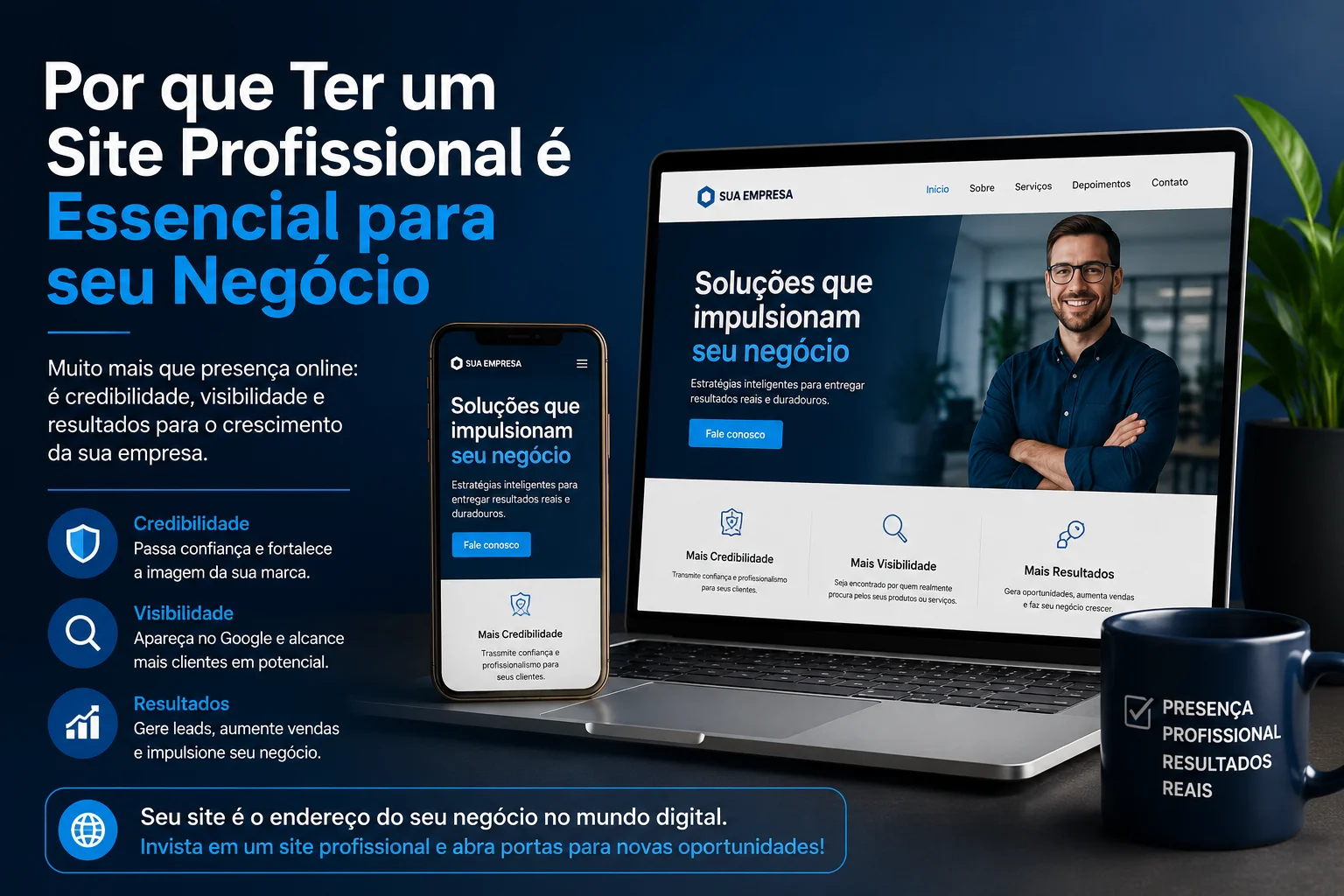 Por que Ter um Site Profissional é Essencial para seu Negócio