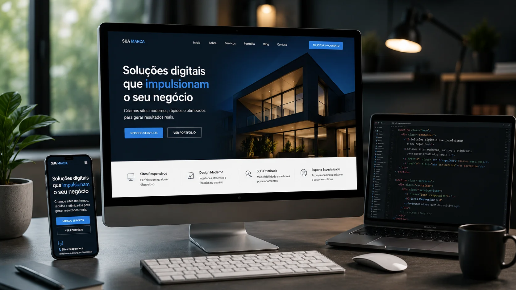 Criação de Sites Profissionais